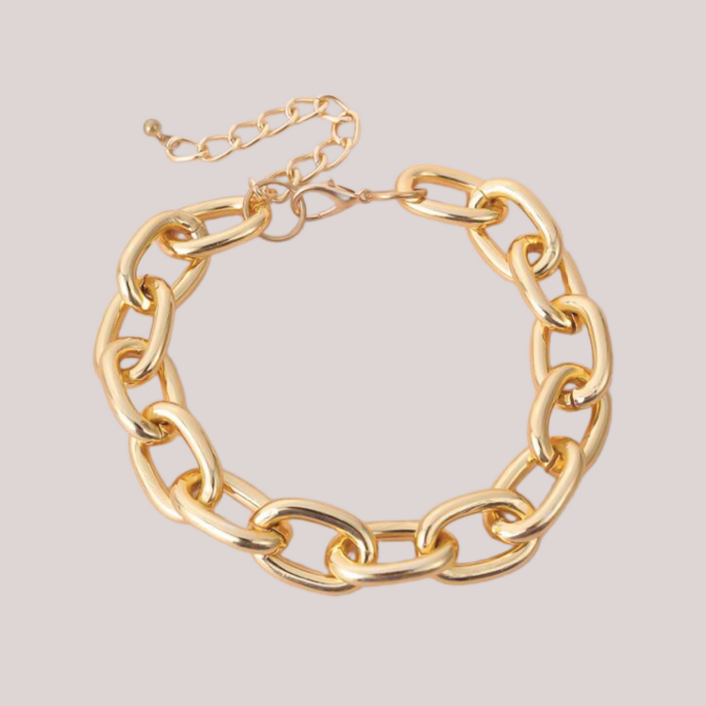 Chunky goldtone necklace