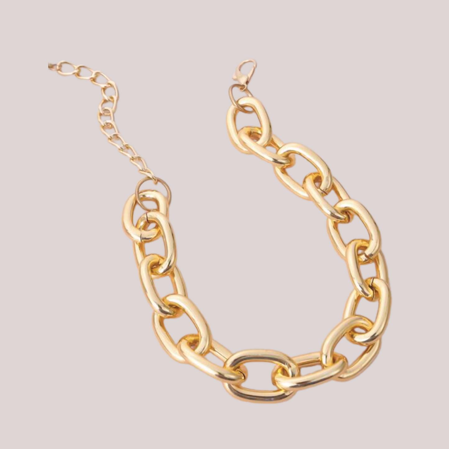 Chunky goldtone necklace